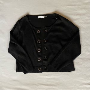 Calvin Klein Black Sparkle Cardigan